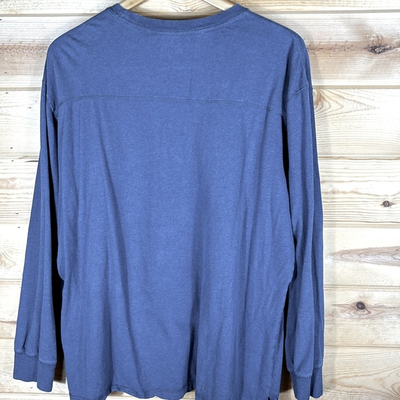 Outdoor Life Super Soft Long Sleeved Crewneck T-Shirt, Blue, Size XL - Picture 3 of 6